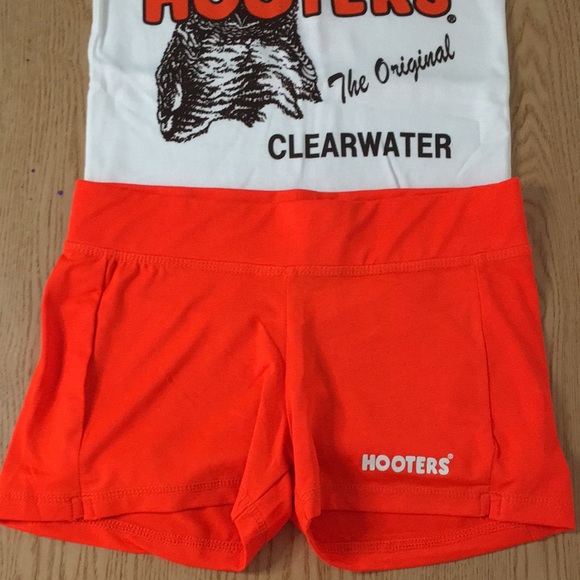 New Hooters Bundle Tank Shorts Pouch Hose Socks & Name Tag Florida Size XS - Picture 6 of 16